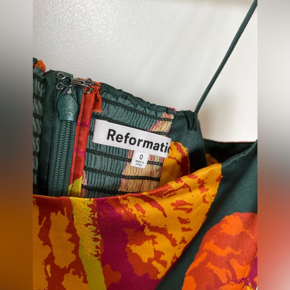 Brand new reformation Frankie Silk Dress - Picture 13 of 14